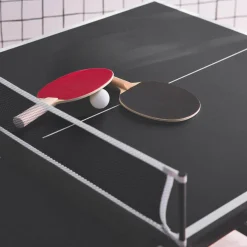 Mini-Tischtennisplatte Indoor, klappbar, mit 2 Schlägern und 3 Bällen