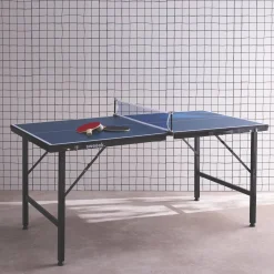 Mini-Tischtennisplatte Indoor, klappbar, mit 2 Schlägern und 3 Bällen