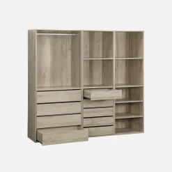 Modulares Kleiderschrank-Set mit 3 Elementen