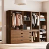 Modulares Kleiderschrank-Set mit 4 Elementen, Laminatplatten