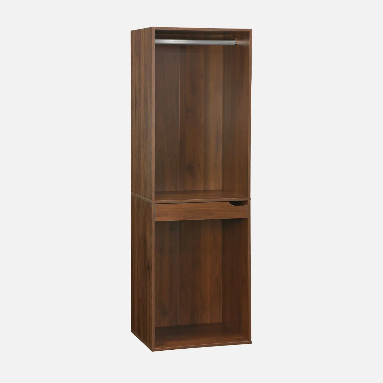Modulares Kleiderschrank-Set mit 4 Elementen, Laminatplatten
