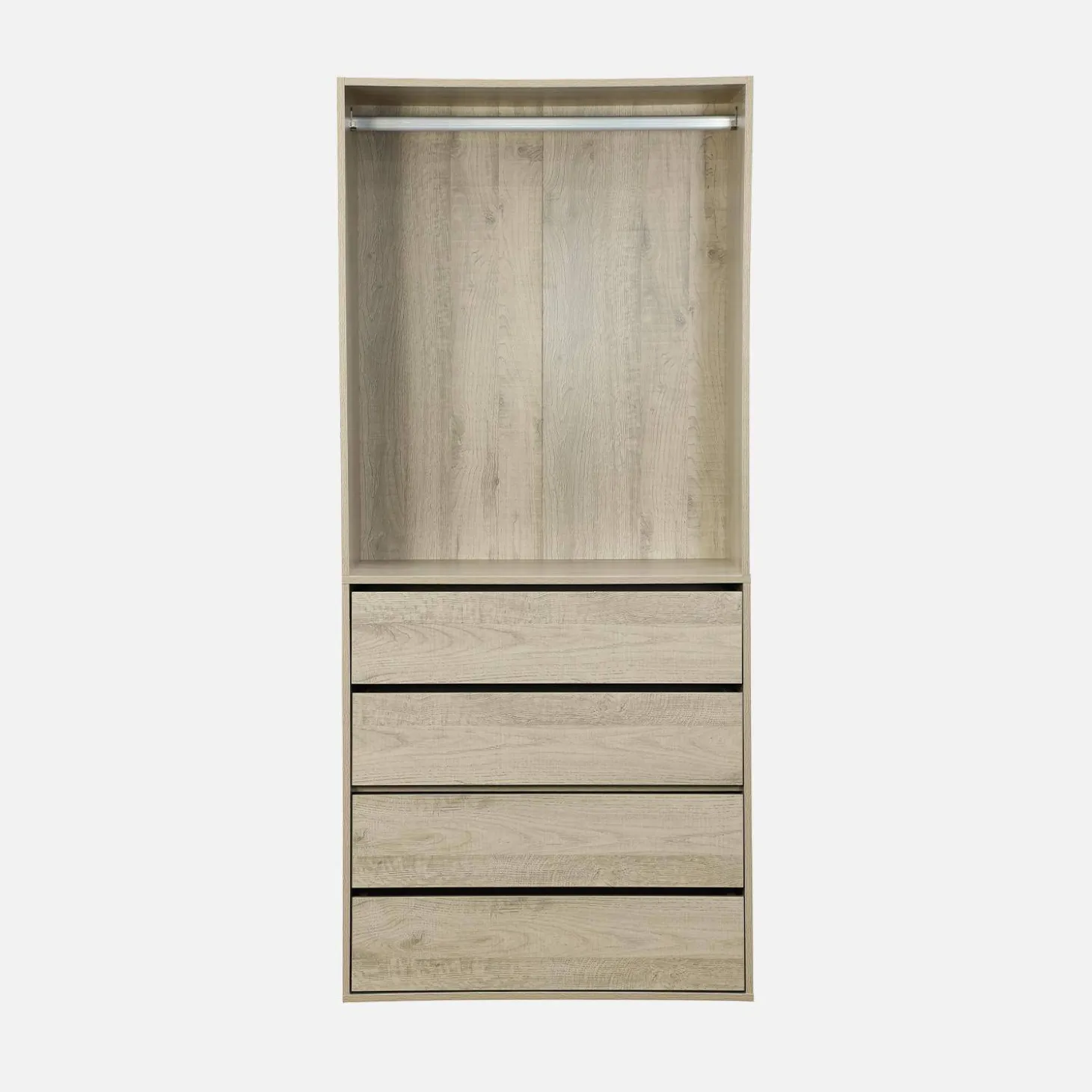 Modul mit 4 Schubladen und Kleiderschrank