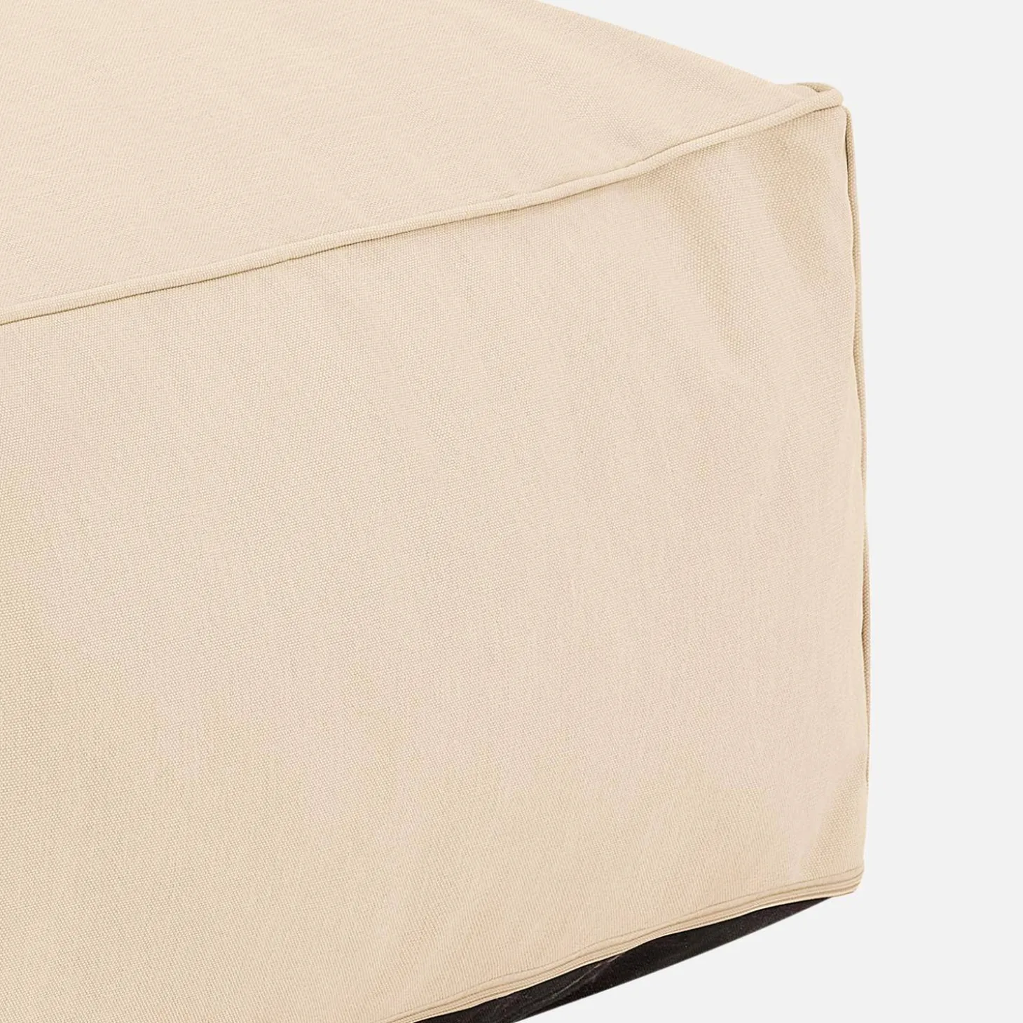 Outdoor-Fußhocker mit Olefin-Bezug