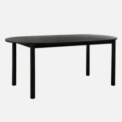 Ovaler Esstisch 180 cm aus Heveaholz für 6 Personen