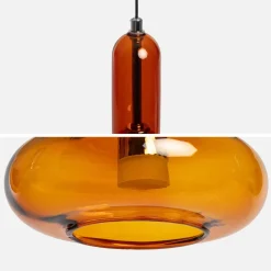 Pendelleuchte für Innen Glas Ø15cm
