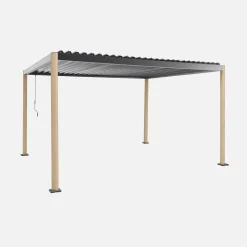 Pergola mit Lamellendach Imperial 3x4m Aluminium und Stahl