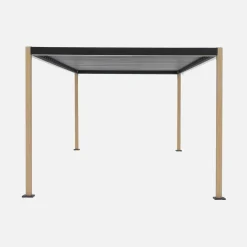 Pergola mit Lamellendach Imperial 3x4m Aluminium und Stahl