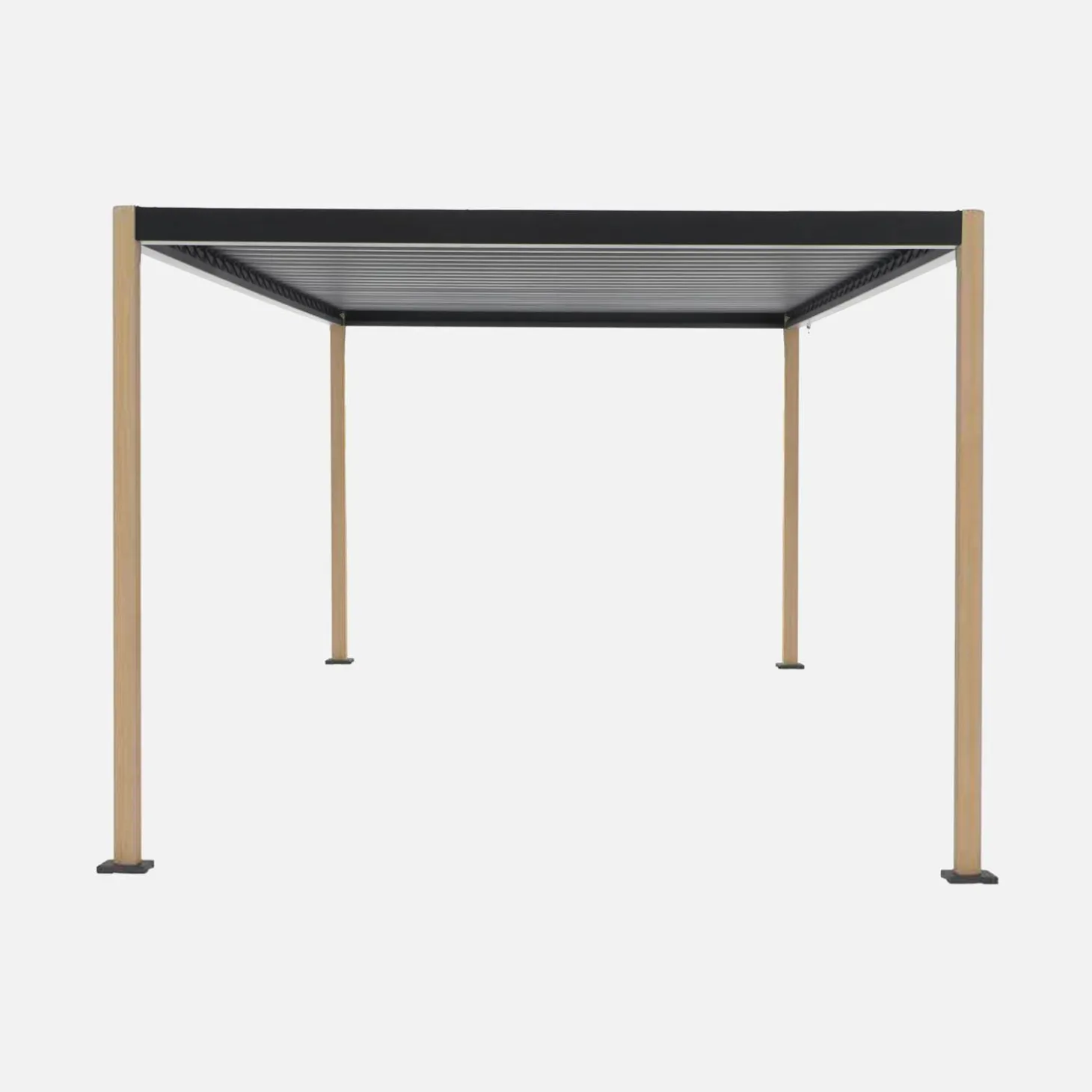 Pergola mit Lamellendach Imperial 3x4m Aluminium und Stahl
