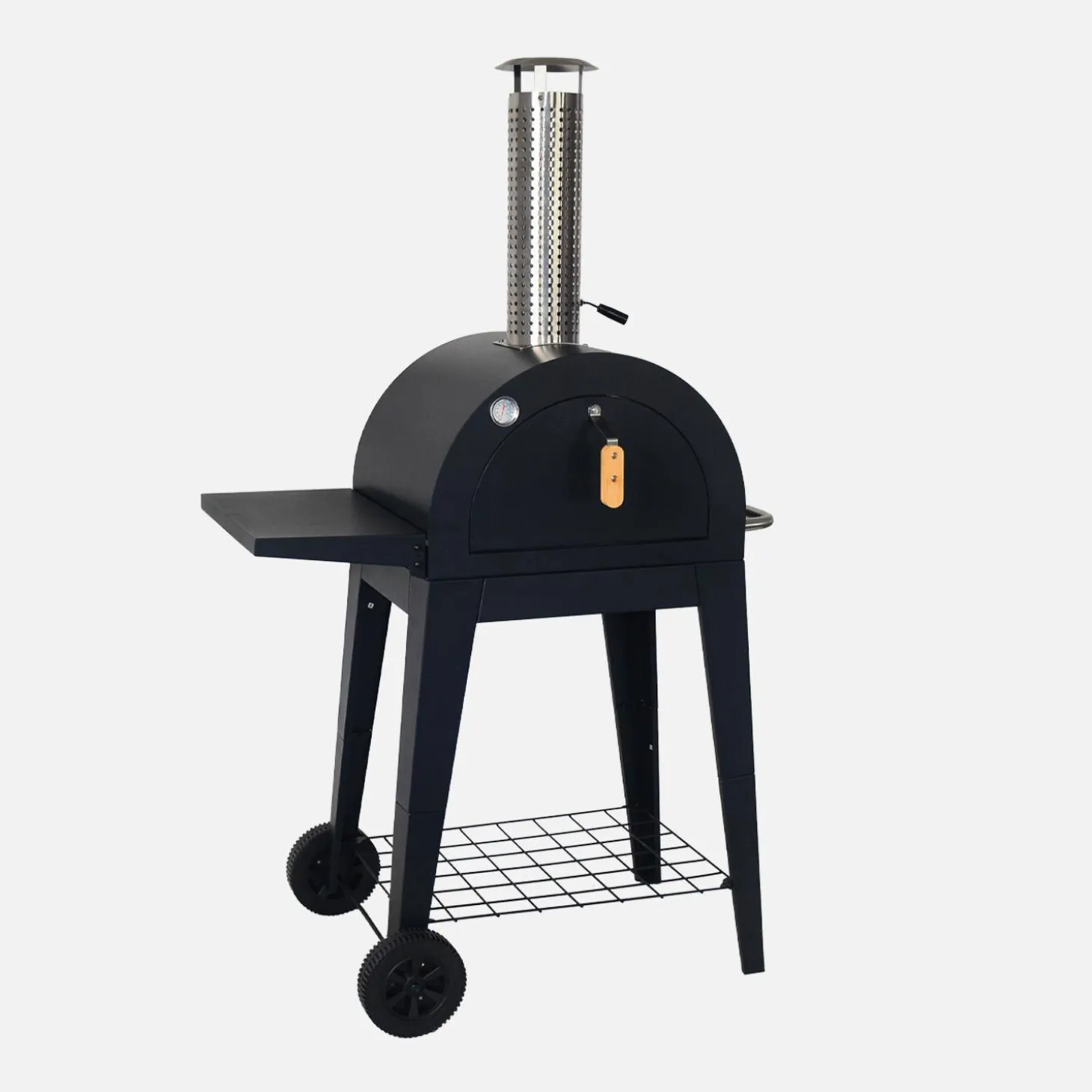 Pizzaofen für Outdoor mit Ablage