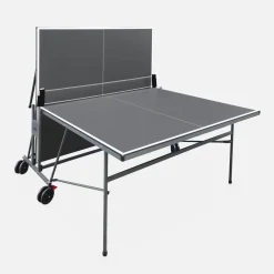Premium-Indoor-Tischtennisplatte mit 2 Schlägern und 3 Bällen