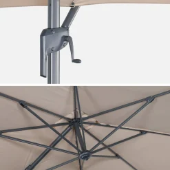 Rechteckiger Ampelschirm 2x3 m