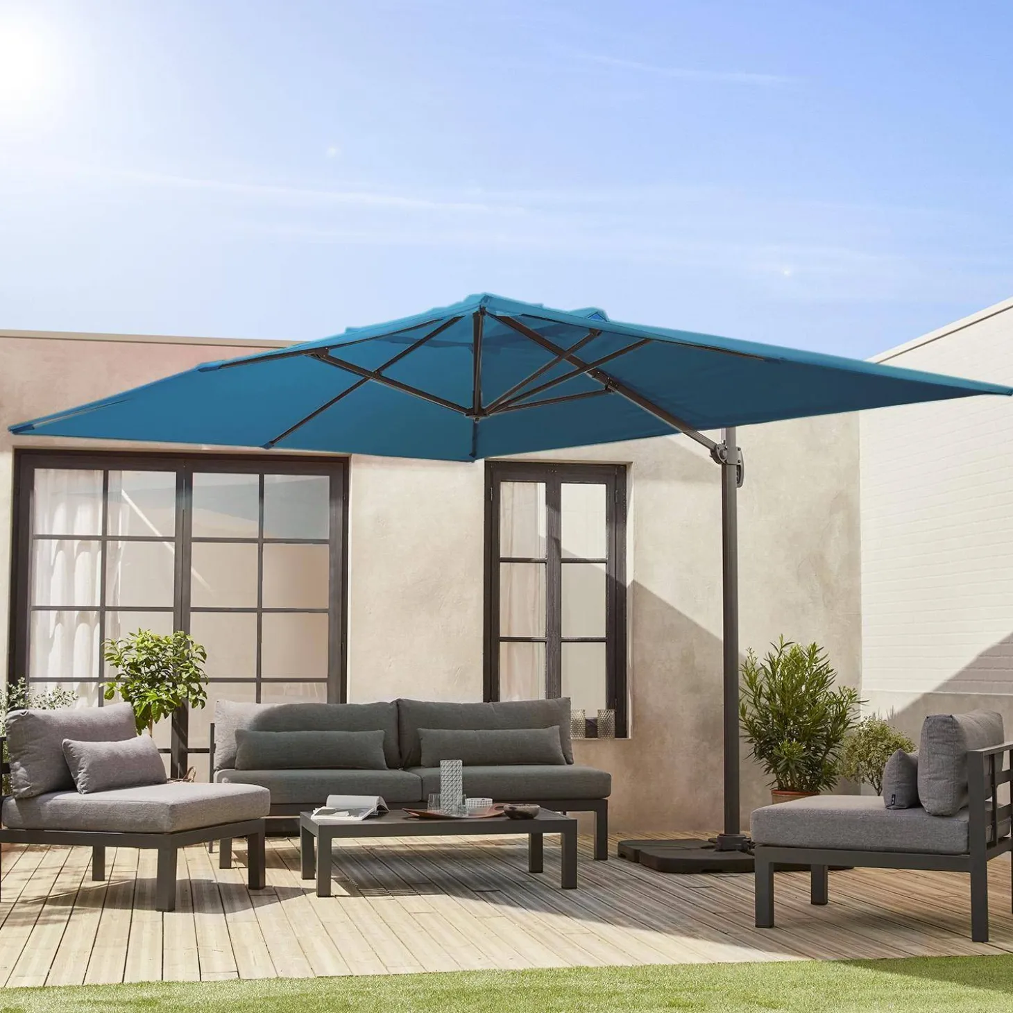 Rechteckiger Sonnenschirm 3x4 m