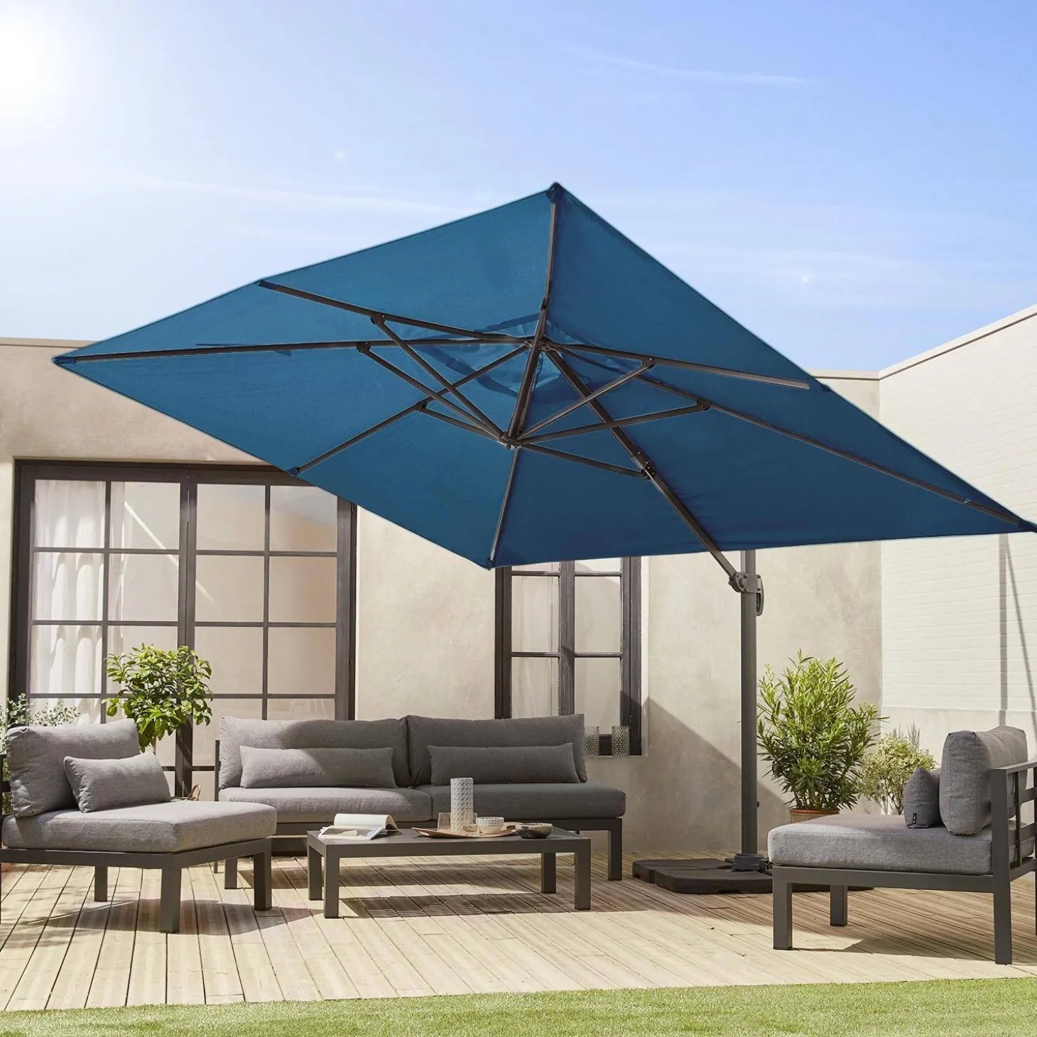 Rechteckiger Sonnenschirm 3x4 m