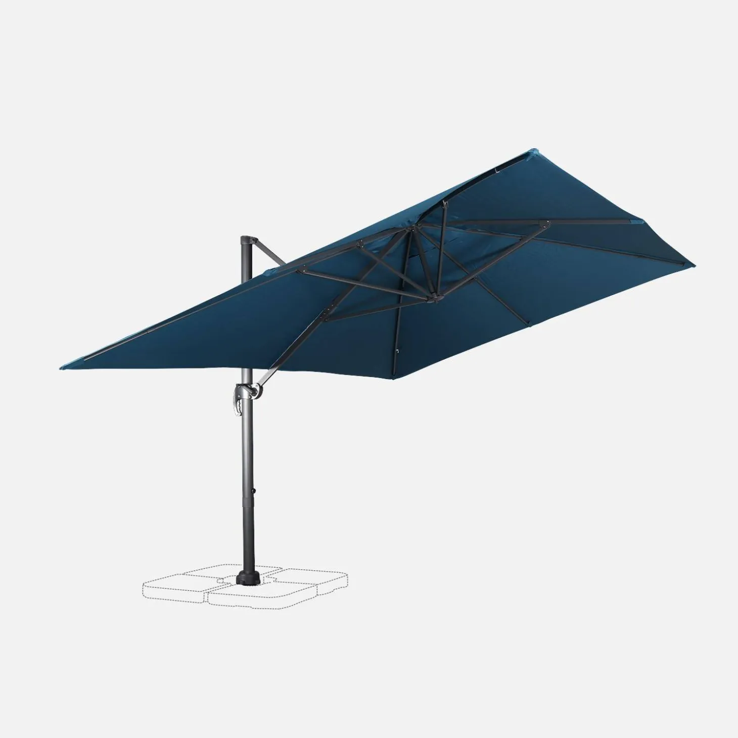 Rechteckiger Sonnenschirm 3x4 m