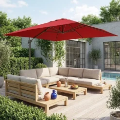 Rechteckiger Sonnenschirm 3x4 m