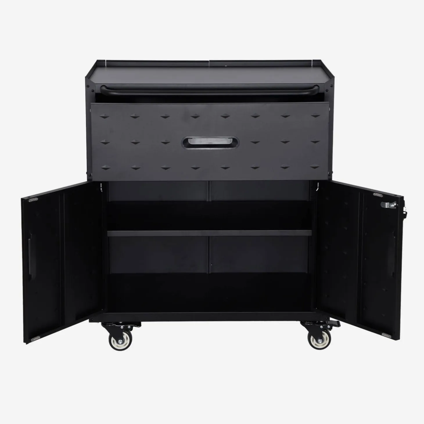 Rollenschrank mit 1 Schublade und 2 Türen