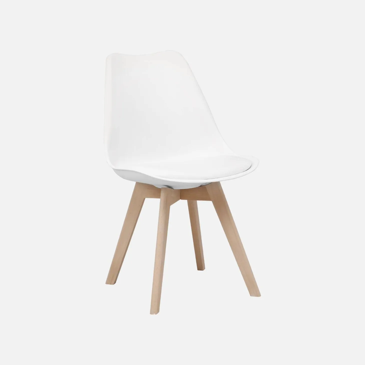 Runder Tisch skandinavisch Holz 2 Stühle
