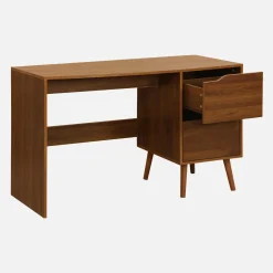 Schreibtisch mit 2 Schubladen mit Holzdekor