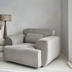 Sessel mit Cordbezug