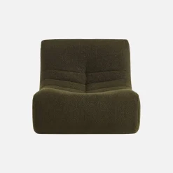 Sessel mit strukturiertem Bouclé-Bezug, 1 Sitzer