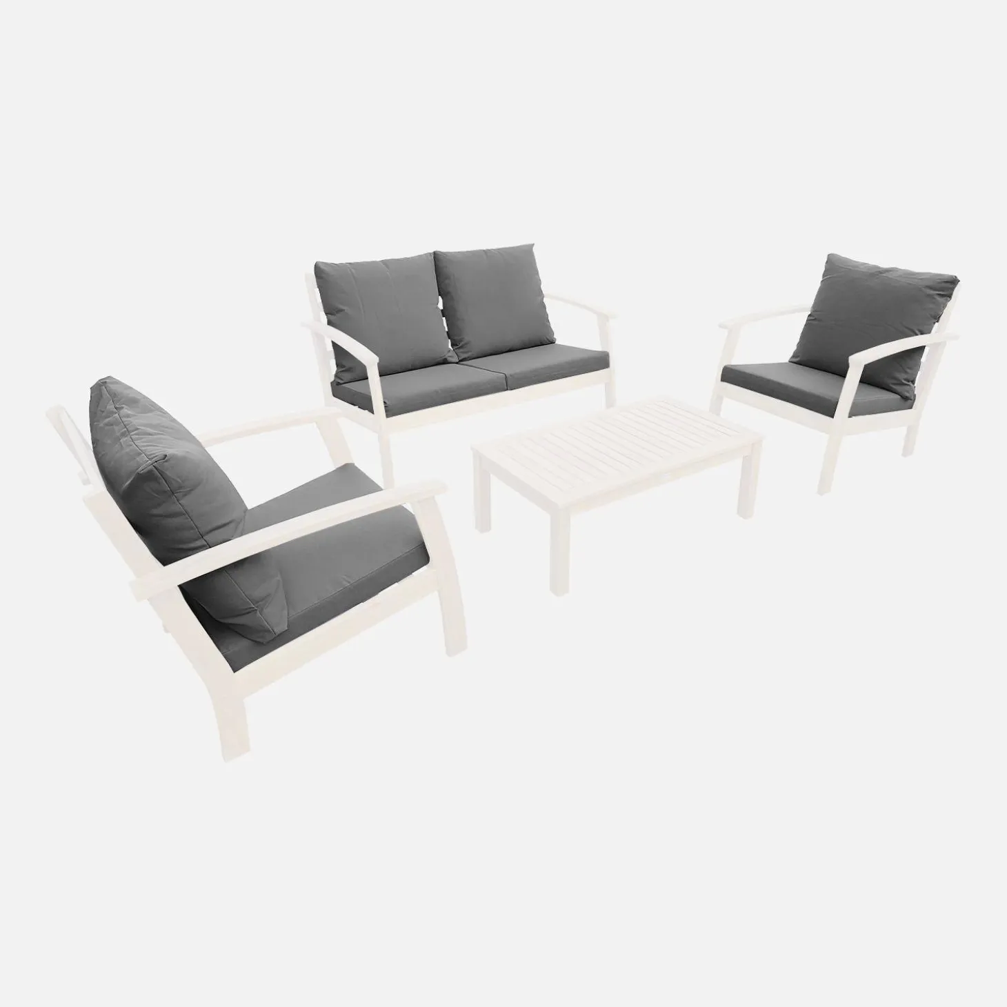 Set Kissenbezüge für Gartenmöbel