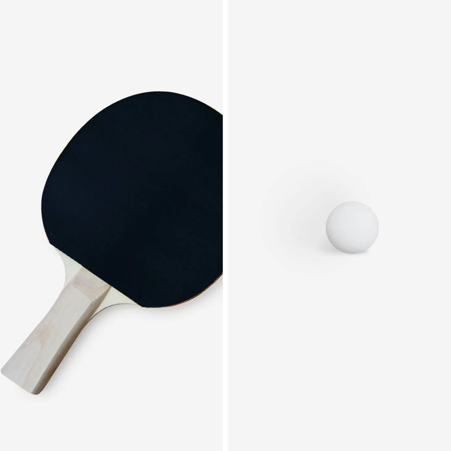 Set mit 2 Schlägern und 3 Bällen für Ping Pong