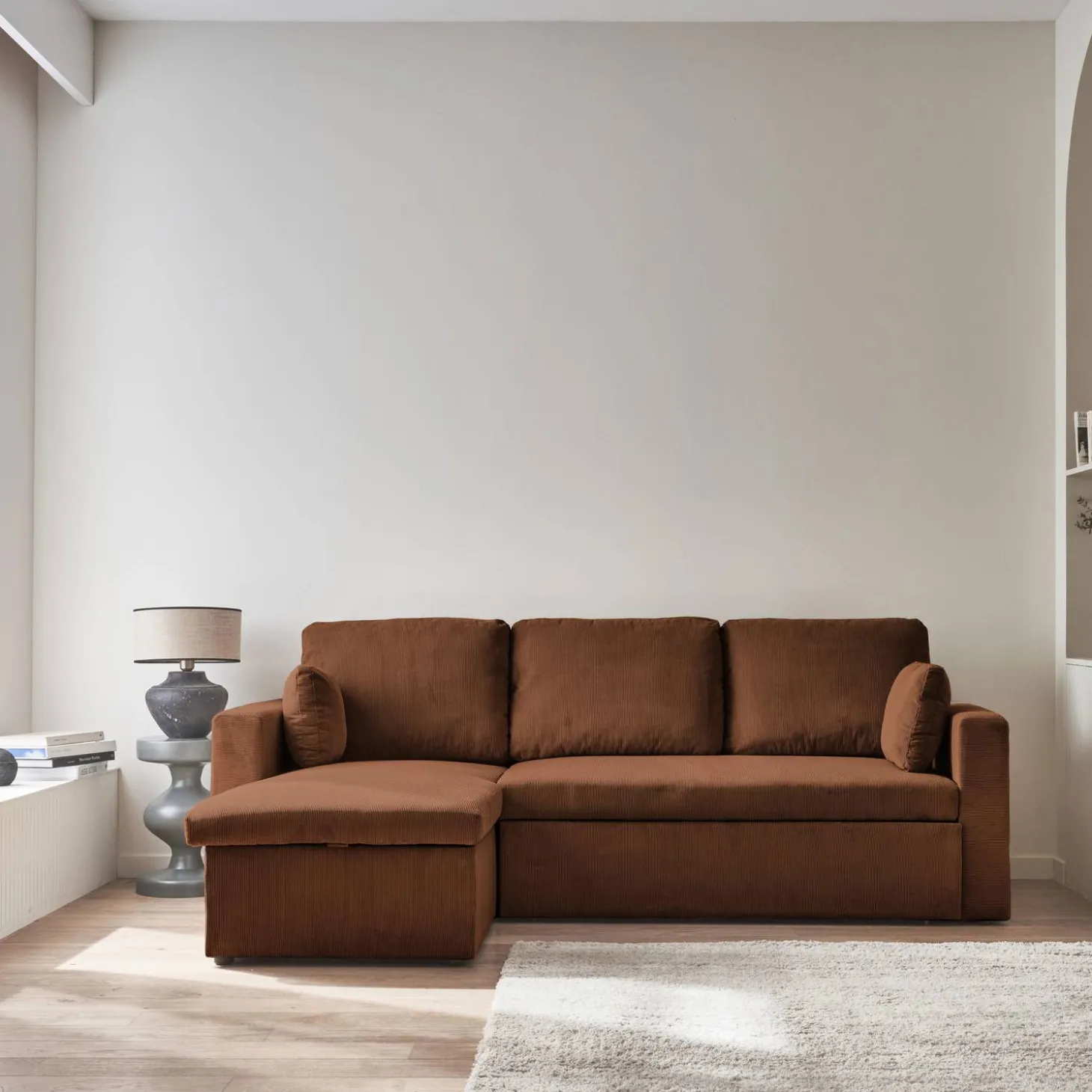 3-Sitzer Ecksofa mit Schlaffunktion