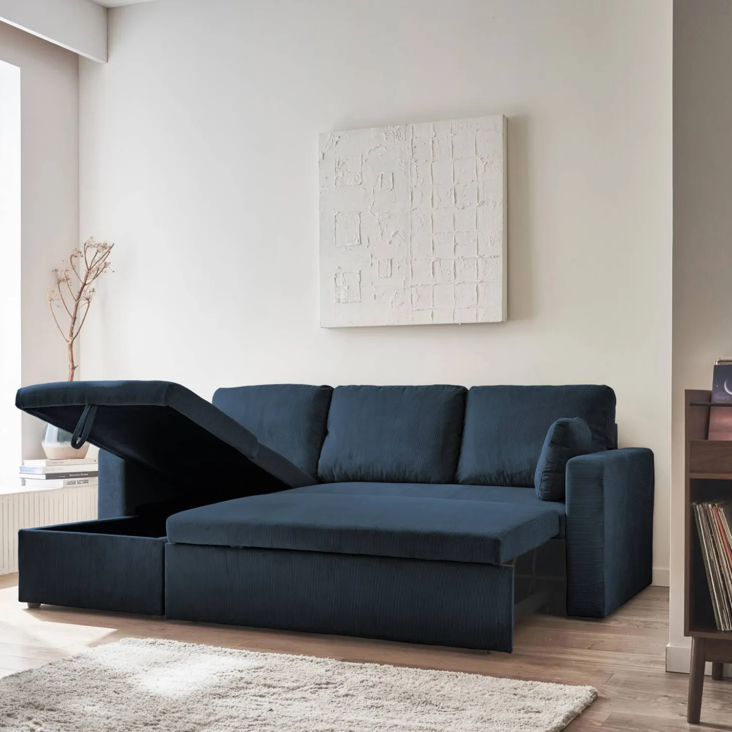 3-Sitzer Ecksofa mit Schlaffunktion