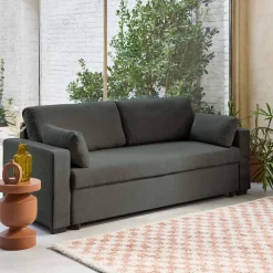 3-Sitzer Schlafsofa Chenille-Bezug