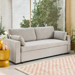 3-Sitzer Schlafsofa Chenille-Bezug