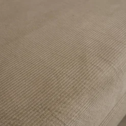 3-Sitzer-Schlafsofa im Vintage-Stil mit Cordbezug und verchromtem Außengestell