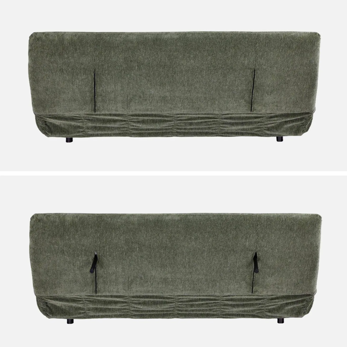 3-Sitzer Schlafsofa mit Chenille-Bezug