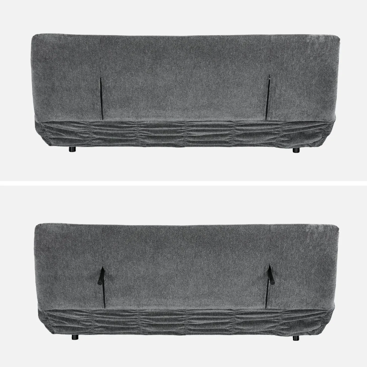 3-Sitzer Schlafsofa mit Chenille-Bezug
