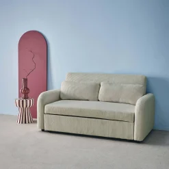 2-Sitzer Schlafsofa mit Cordbezug