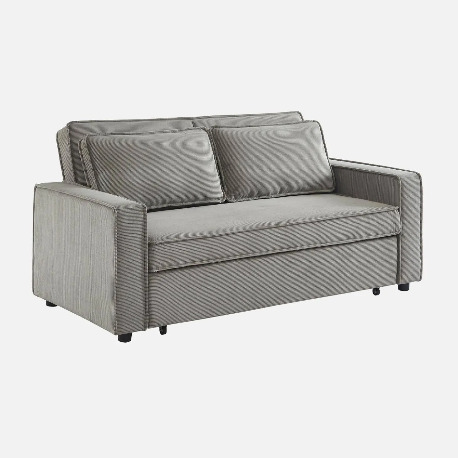 2-Sitzer Schlafsofa mit Cordbezug B 172,5 x T 91,5 x H 88,5cm