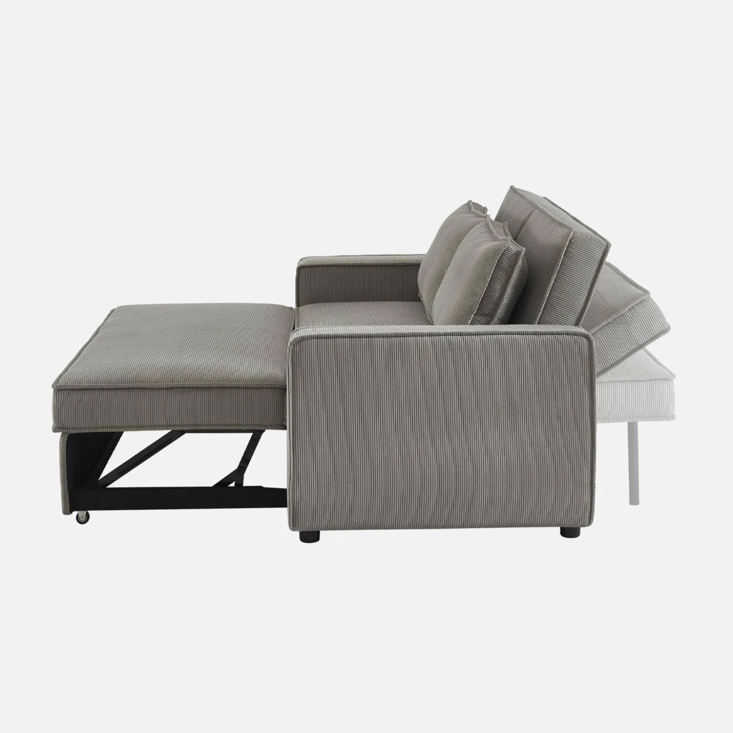 2-Sitzer Schlafsofa mit Cordbezug B 172,5 x T 91,5 x H 88,5cm