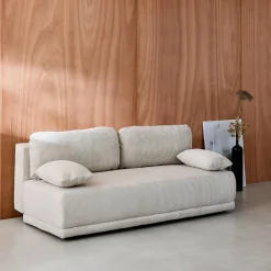 3-Sitzer Schlafsofa mit Cordbezug und Stauraum