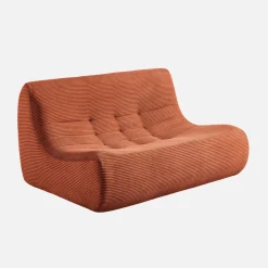 2-Sitzer Sessel mit Cordbezug