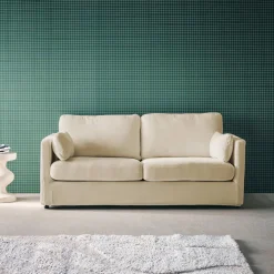 2-Sitzer-Sofa mit abnehmbaren Stoffbezügen