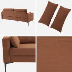 3-Sitzer-Sofa mit Cordbezug
