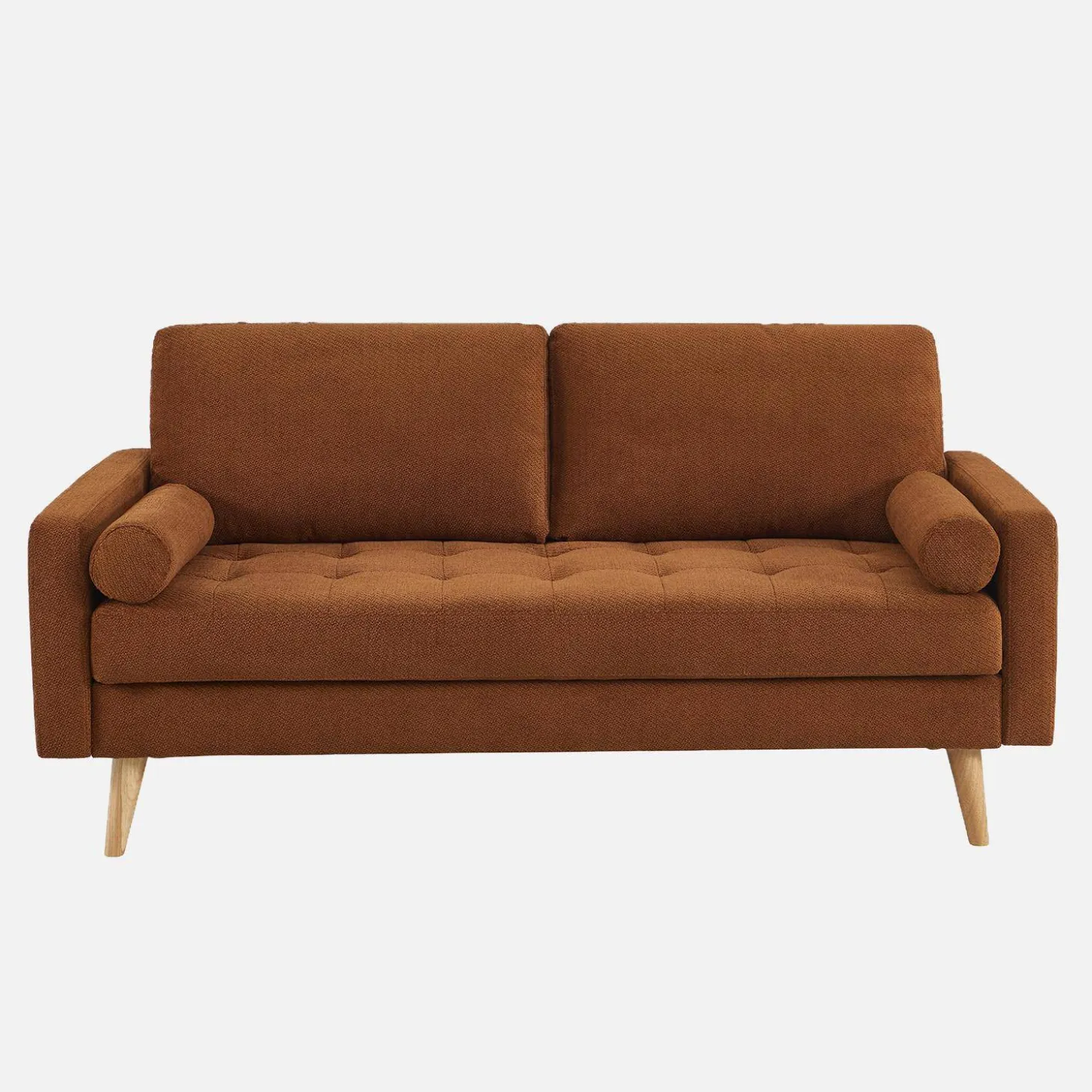 3-Sitzer Sofa mit kapitoniertem Chenille-Bezug