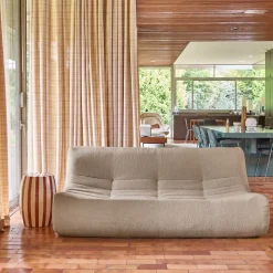 3-Sitzer Sofa mit strukturiertem Bouclé-Bezug