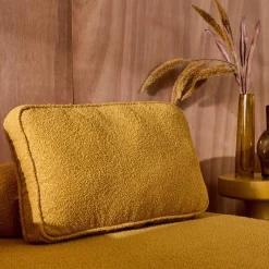 2-Sitzer Sofa und 2 Sessel mit Bouclé-Bezug für ein modulares Sofa