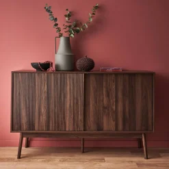 Skandinavisches Sideboard mit Holzdekor B 150 cm