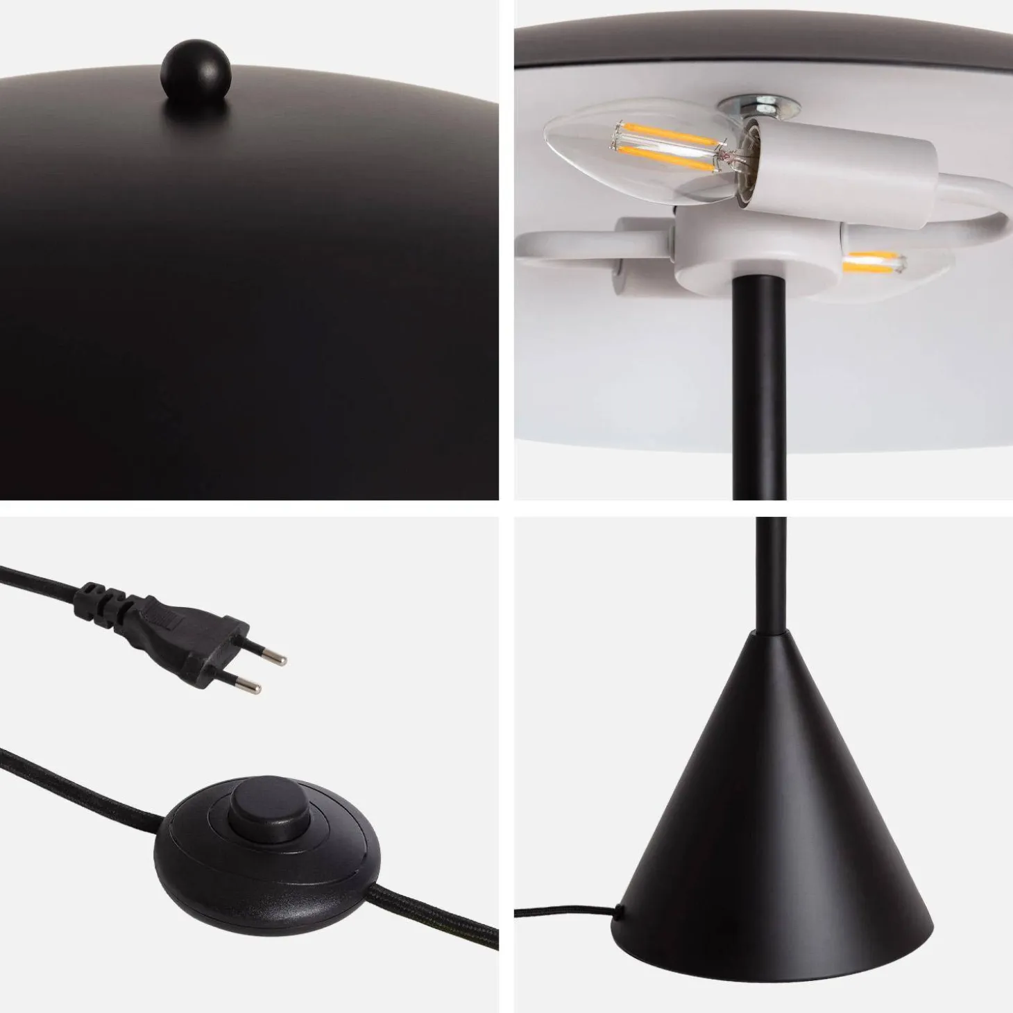 Stehlampe aus Metall für Indoor Ø50cm