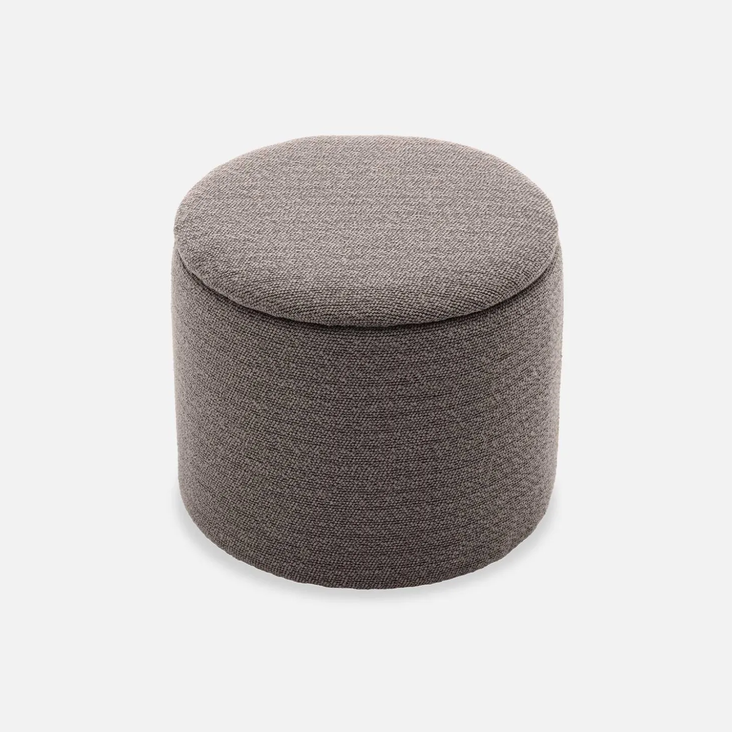 Stoffhocker mit Stauraum