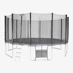 Trampolin 490 cm mit Sicherheitsnetz und Zubehörset