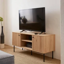 TV-Möbel, 2 Türen + 2 Nischen + 1 Regal