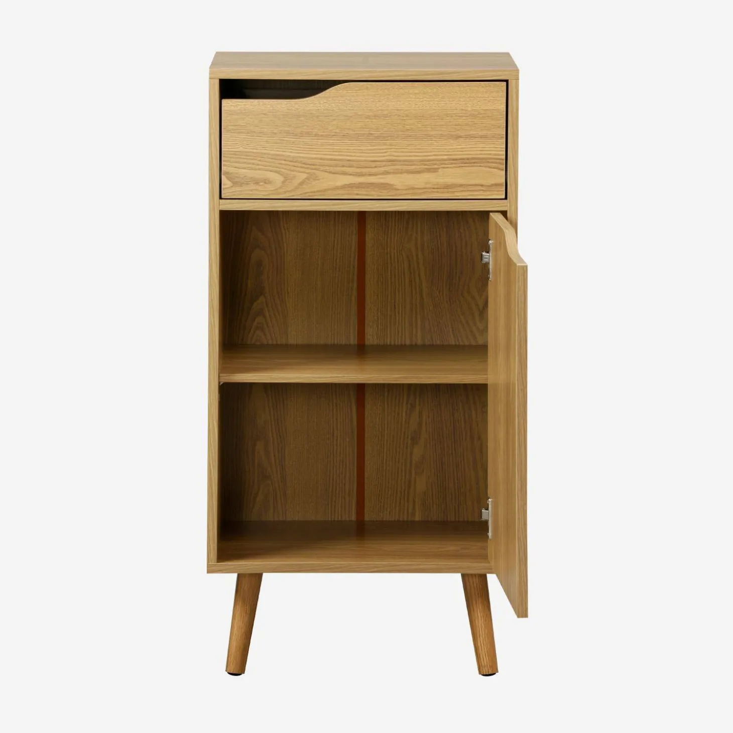 Vintage-Badezimmerschrank mit Holzdekor