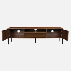 Vintage-TV-Möbel nussbaumfarben L 151,5 cm